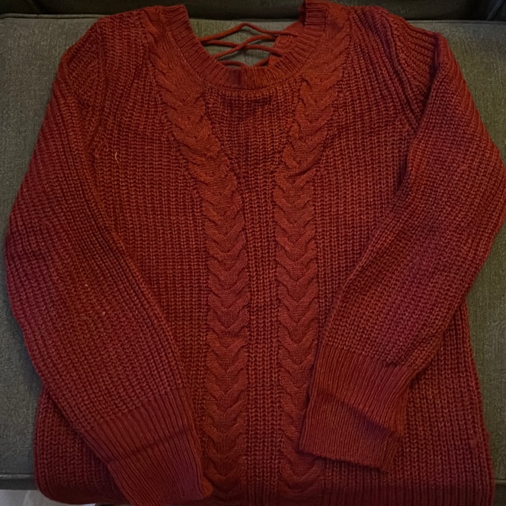 Maroon Sweater Dress